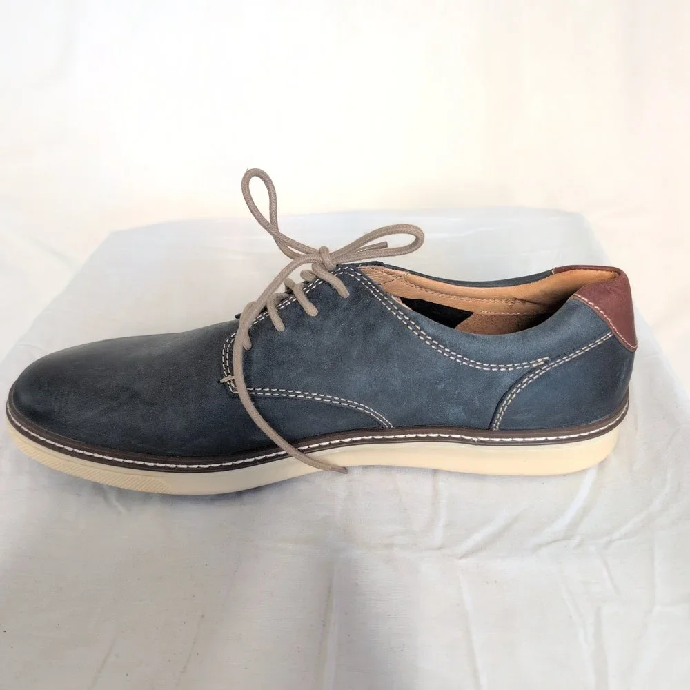 J&M‎ Men's Blue Derby Oxfords Size 11